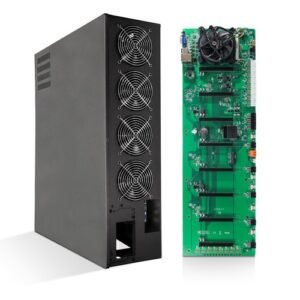 Mining Rig Case 8 Ports GPU Mining Frame Case Mining Motherboard 8 Cooling Fans