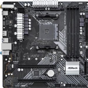 ASRock B450M/AC R2.0 AM4 AMD Promontory SATA 6Gb/s Micro ATX Motherboard