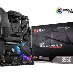 (Factory Refurbished) MSI MPG B550 GAMING PLUS AM4  M.2 SATA AMD ATX Motherboard