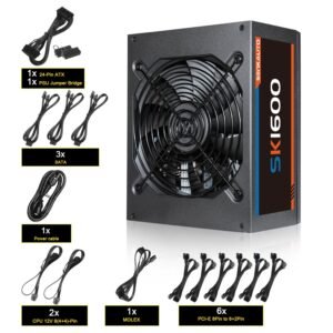 1600w Mining Power Supply Fully Modular PSU for ATX PC Case & Mining Rig
