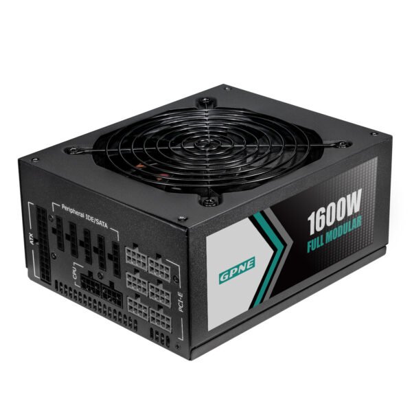 1600W Fully Modular Power Supply for Mining Rig CPU Mining Server & ATX PC Case