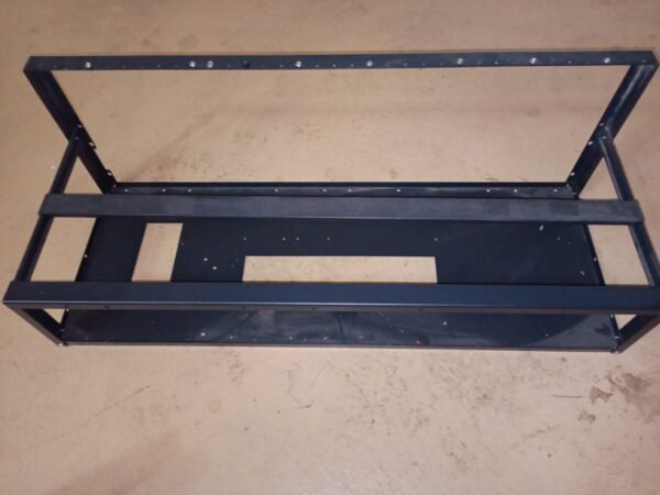 Open Air Miner Mining Frame Rig Case Up to 8 GPU Crypto Currency Mining used