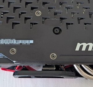 MSI Radeon RX 580 Gaming X 8G GDDR5 PCI-Express Graphics Card