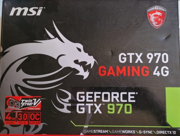 MSI GeForce GTX 970 4GB GDDR5 Graphics Card (GTX 970 GAMING 4G)