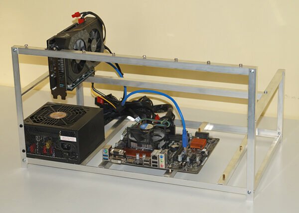 6/8 GPU Aluminium Mining Rig Open Air Frame Case for Mining
