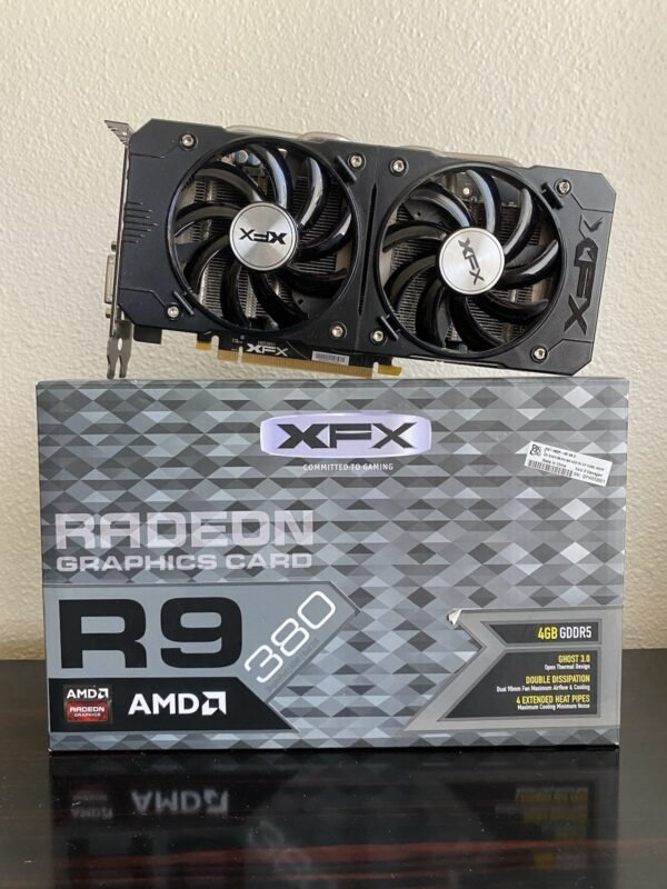XFX AMD Radeon R9 380 4GB GDDR5 PCI-E Graphics Video Card DP DVI HDMI