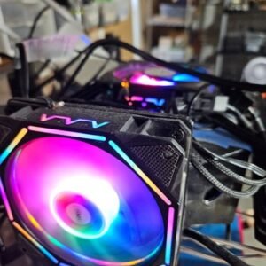 ICERIVER KS0 Pro Kaspa KAS ASIC Miner 200 GH/s, 100 watt power supply led fans