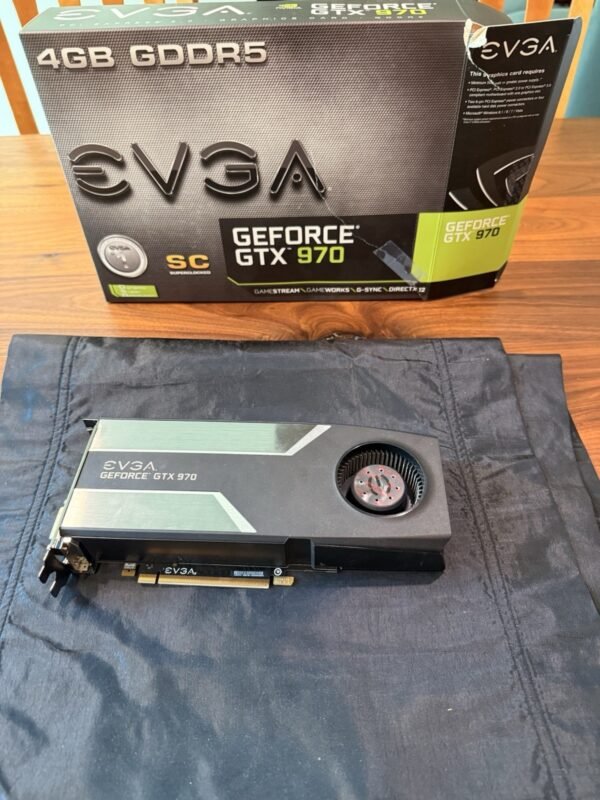 EVGA 04G-P4-2974-KR 4GB GeForce GTX 970 SuperClocked Graphics Card