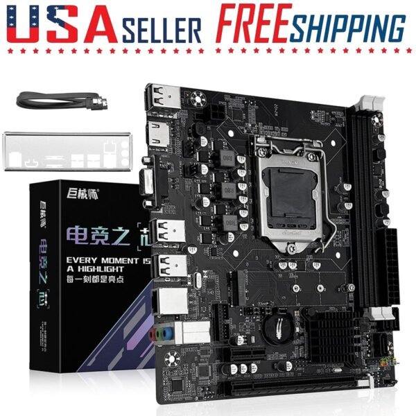 JUXIESHI H61C ITX Motherboard LGA 1155 DDR3, M.2 for Intel 2nd/3rd Gen CPUs