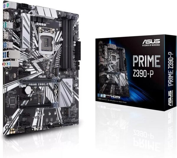 Intel Z390 ASUS PRIME Z390-P LGA1151 ATX Dual M.2 ddr4 4266MHz  HDMI USB3.1 Gen2