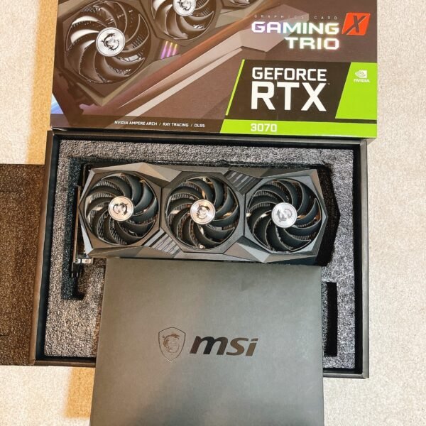 MSI GeForce RTX 3070 GAMING X TRIO 8GB GDDR6 Graphics Card (with box)