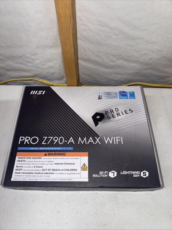 MSI PRO Z790-A MAX WIFI LGA 1700 12th-14th gen DDR5 ATX Motherboard 4x M.2 Slots