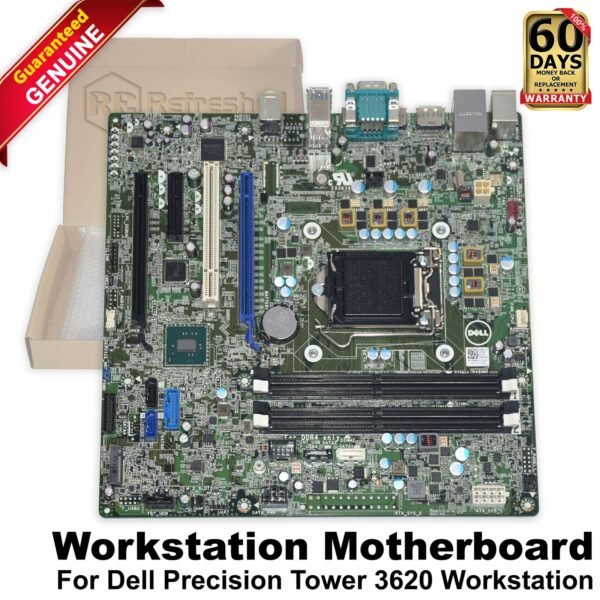 Dell Precision Tower 3620 Motherboard Socket LGA1151 Xeon E3 DDR4 4 Slots 9WH54