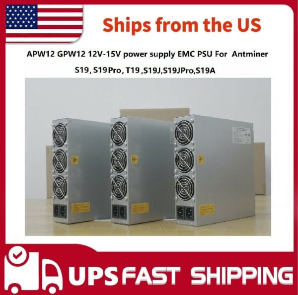 Bitmain APW12 GPW12 Power Supply BTC PSU For Antminer S19 S19Pro S19J S19JPro