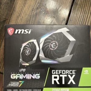 MSI NVIDIA GeForce RTX 2060 Super 8GB GDDR6 Gaming x Twin Frozr 7 Graphics Card