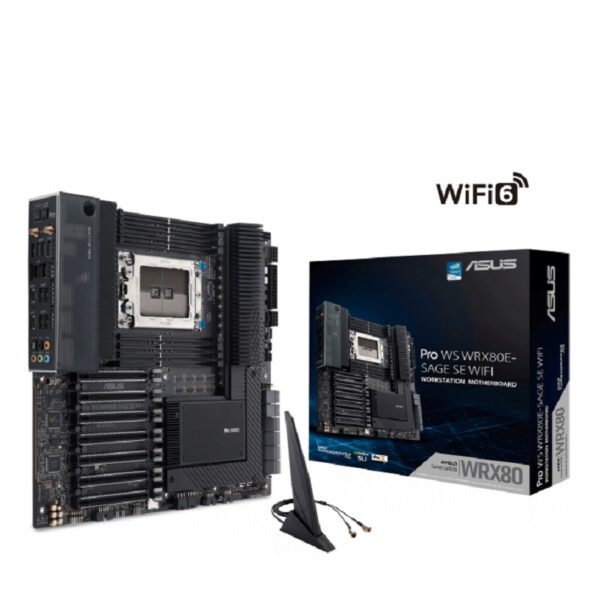 ASUS PRO WS WRX80E-SAGE SE WIFI-SI AMD WRX80 sWRX8 extended-ATX Motherboard