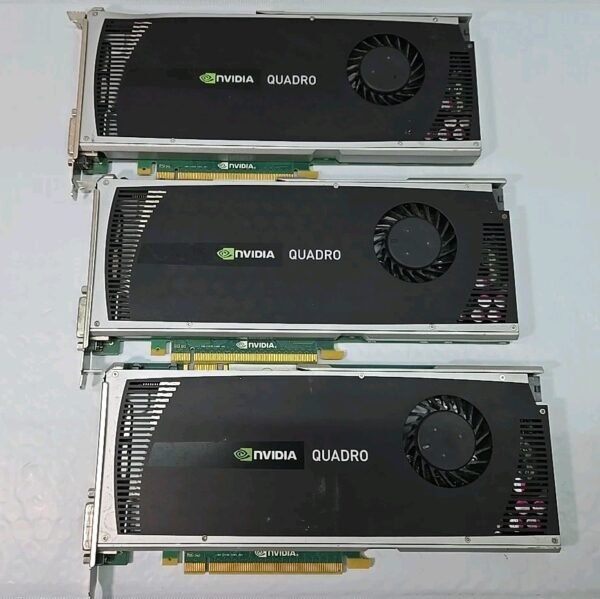Lot of 3 - NVIDIA Quadro 4000 2GB GDDR5 Graphics Card GPU Workstation PCIe