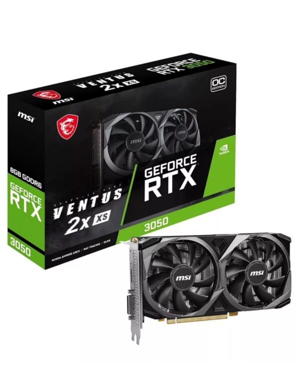 MSI Gaming GeForce RTX 3050 8GB GDDR6 128-Bit HDMI/DP PCIe 4 Torx Twin Fans