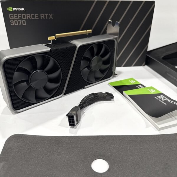 NVIDIA GeForce RTX 3070 Founder Edition 8GB Graphics Card Original Box Excellent
