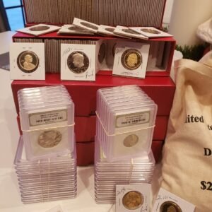 ESTATE SALE FIND, OLD US COINS, GOLD, .999 SILVER BARS, BULLION, RARE U.S. BILLS
