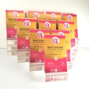 GOLD BULLION BARS TIMES 10 PURE 24K GOLD BARS PREPERS  TEN PACK PURE GOLD a21