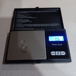 .61 Of A Gram Of Scrap 10k Yellow Gold Baby Rings