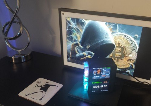 EXCLUSIVE S21 Dual RGB Fan Cooled NM Nerd Miner v2 2 x 1005+ kh/s Crypto Miners - Image 13