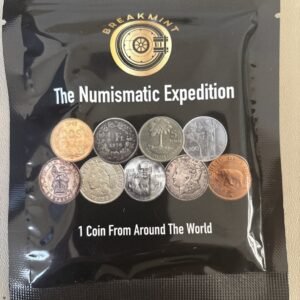 BreakMint Numismatic Expedition Sealed Pack – 1 World Coin Mystery Pack