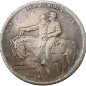 1925 STONE MOUNTAIN Comm.Silver Half Dollar Commemorative CoinMorgan Dollar Coin