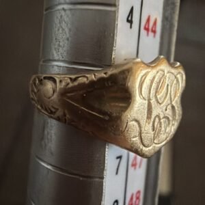 Solid Yellow Gold Ring - 14K 14kt 14ct 14 Karat Scrap or Not 2 grams - Size 3.5