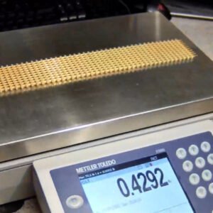 0.4 Lbs. High Grade Gold Plated Power Pins For Scrap Gold Recovery