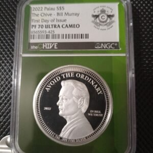 2022 1 oz  Silver Bill Murray First Day of Issue NGC PF70 Ultra Cameo E165