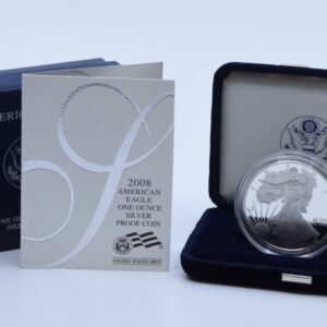 2008-W $1 American Proof Silver Eagle in Original Government Packaging