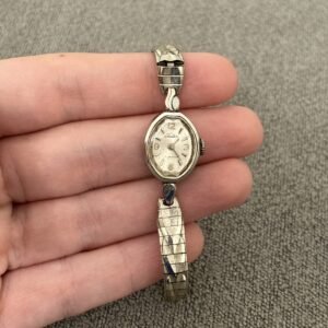 Vintage Tradition Watch 10k R.G. Band Is 10k Gold Filled For Repair Or Scrap EG