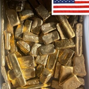 250 Grams Scrap Gold bars For Gold Recovery Melted Computer coin Pins for CRAFT