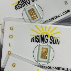 (4) SOLID PURE GOLD GOLD SEXY 24K  Gold Bars  gold Rising Sun Precious Metals