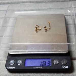 SOLID 18K GOLD Scrap/Damaged Jewelry Lot ~ 1.03 GRAMS