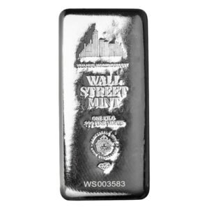 Columbus Precious Metals 10 Oz 999 Silver Bar Vintage Poured W/ Serial # On Edge
