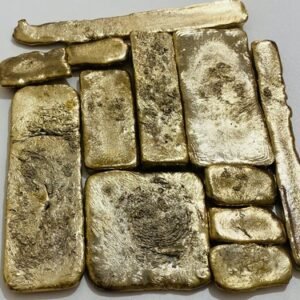 1000 Grams Scrap Gold Bar For Gold Recovery Melted Different Computer Coins Pins