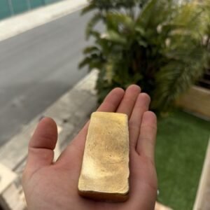 330 Grams Scrap Gold Bar For Gold Recovery Refining Melted Computer Pins Coin