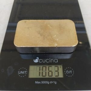 1063 Grams Scrap Gold Bar For Gold Recovery Melted Different Computer Coin Pins