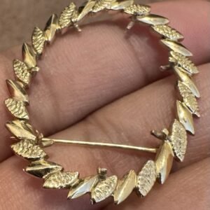 Vintage Scrap Solid 10k Yellow Gold Cameo Setting, 5.7g