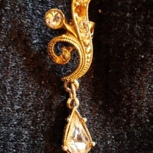Scrap 417 10K Gold Single Earring 2.4 Grams 1.3" Stamped 10K 417