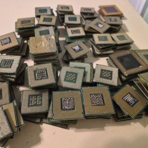 Lot of 7+ lbs of Computer Pinned CPU's Scrap for Gold Recovery