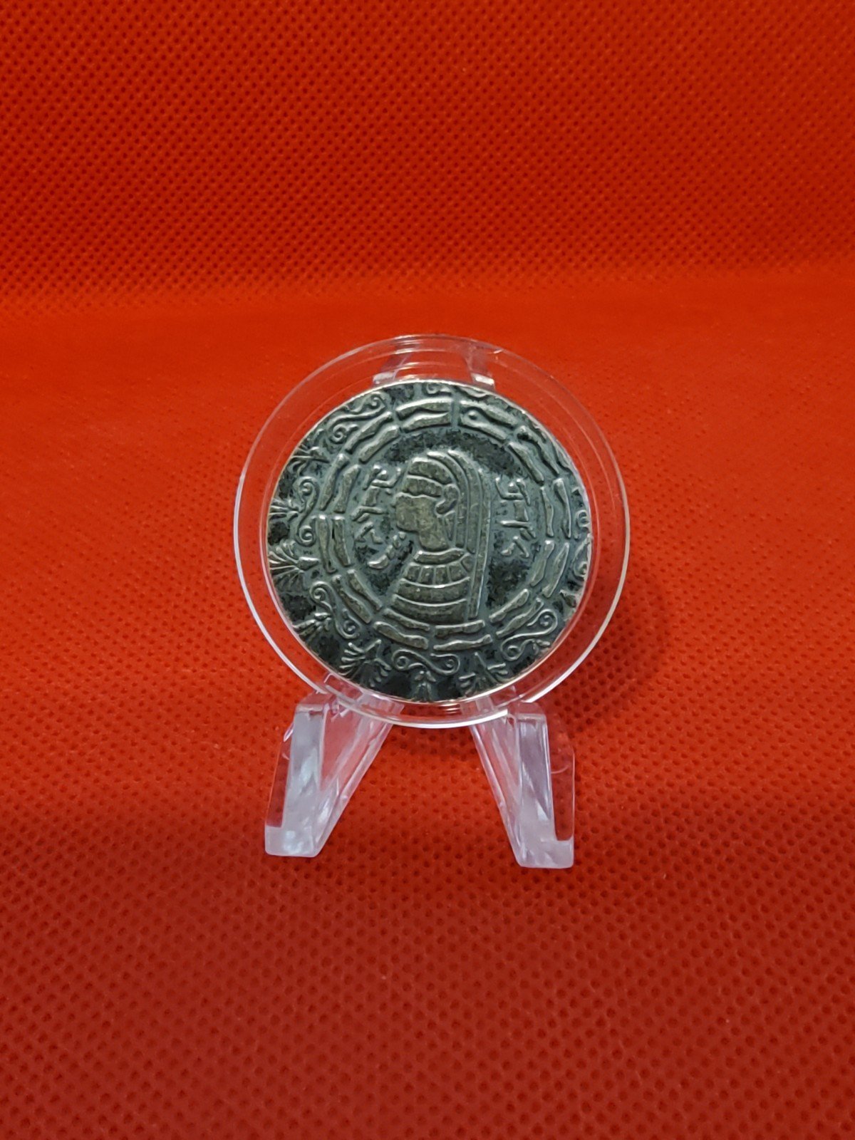1/2 oz .999 Silver MPM Monarch Egyptian Pharoah W/ Scarab Horus In Capsule.