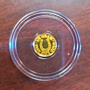 Monarch Precious Metals 1/4 Gram Gold Round .9999 Fine Bullion in Capsule