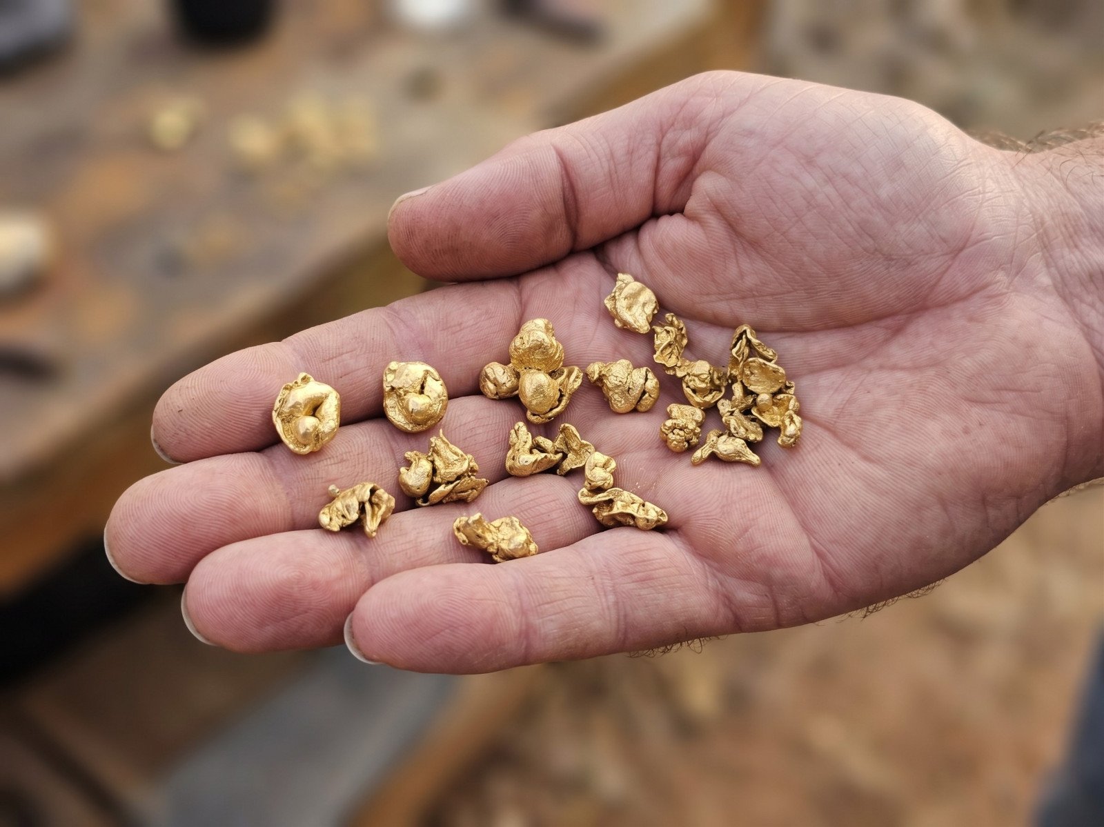 247 Gram Scrap Gold Nuggets For Gold Recovery Refining Melted Computer Pins Coin