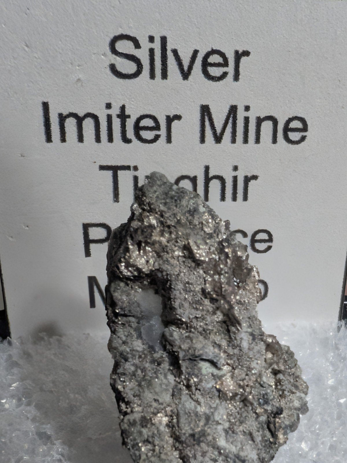 ⚡Silver Ore⚡ From The Silver Imiter Mine In Tinghir Province Morocco 3.4 Grams