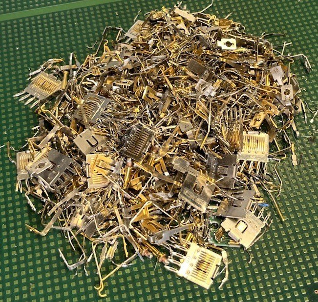 120+g Cisco Gold Plated Telecom Connector Contacts Pins Scrap Gold Recovery Lot