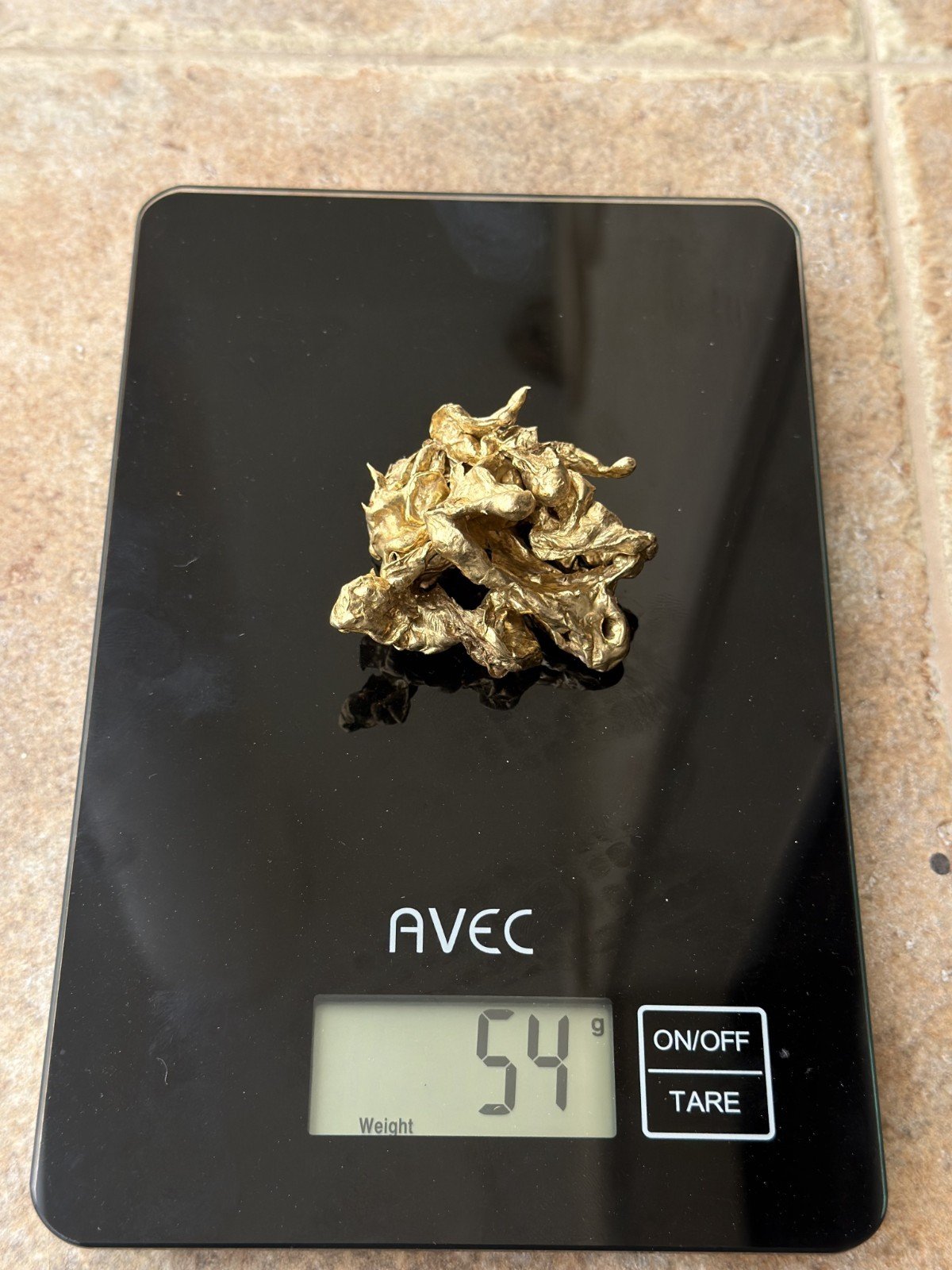 50 Gram Scrap Gold Nuggets For Gold Recovery Refining Melted Computer Pins Coin